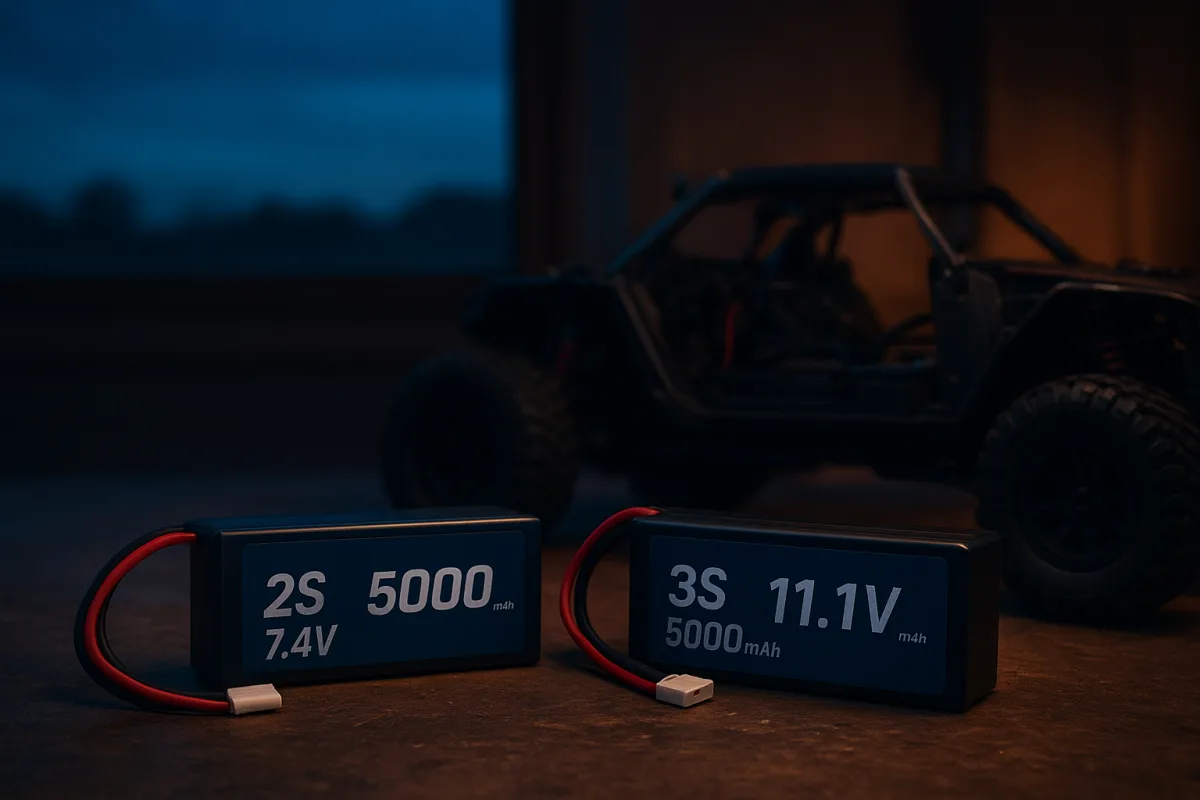 2S vs 3S RC Car Batteries: Which Offers Longer Runtime?
